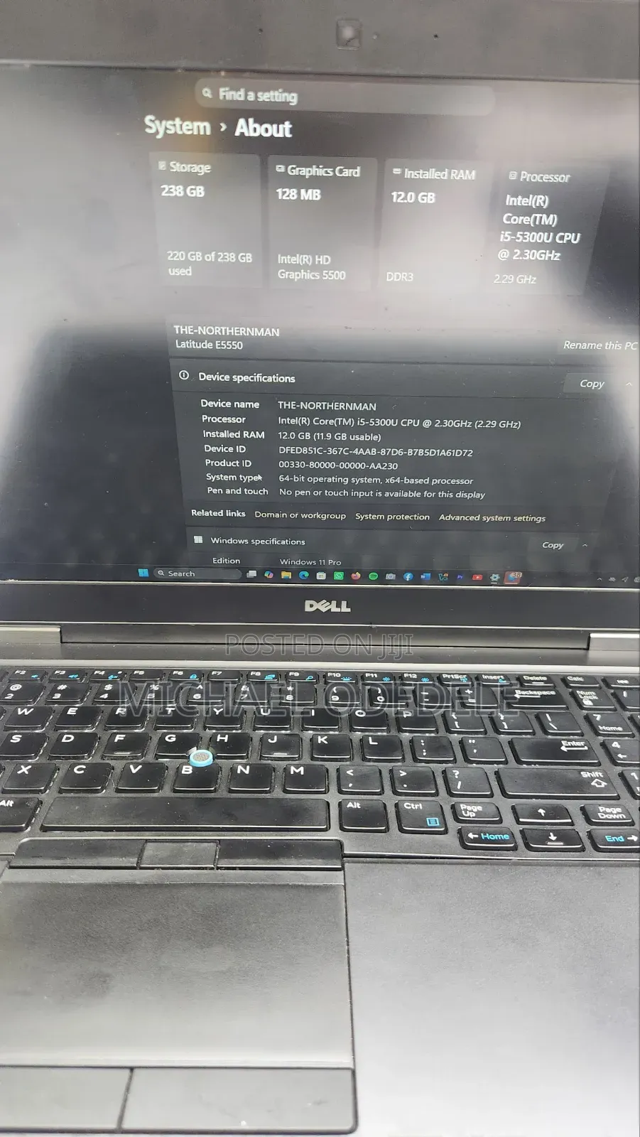 New Laptop Dell Latitude E5550 12GB Intel Core i5 SSD 256GB