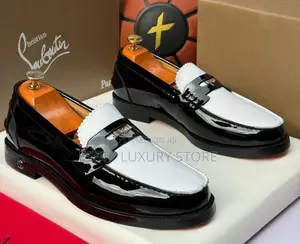 Christian Louboutin Quality Luxury Men Genuine Leather Shoe