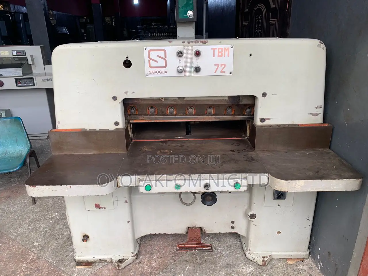 Saroglia TBM 72 Cutting Machine