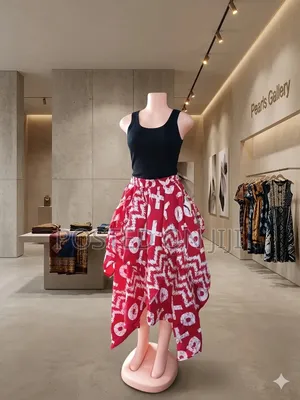 Ankara Handkerchief Skirt