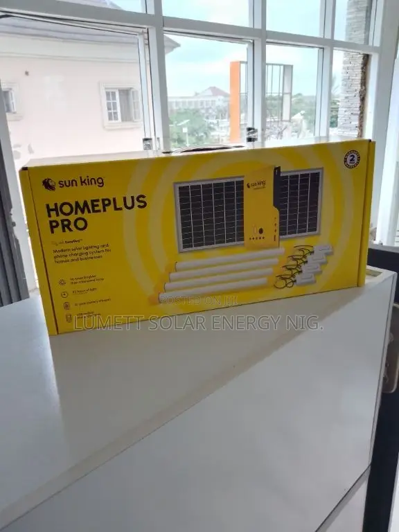 Sunking Homeplus Pro Solar Home System 13wp Panel 38.4wh Battery