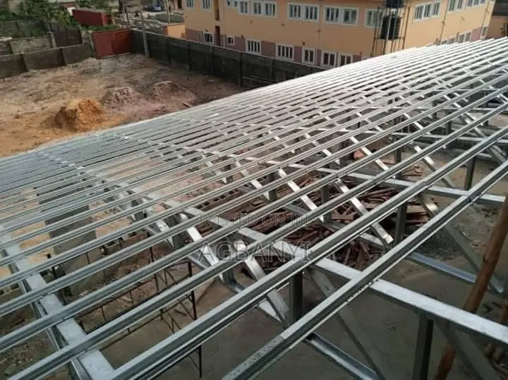 Galvanize Steel Trusses/ Roof Coverage