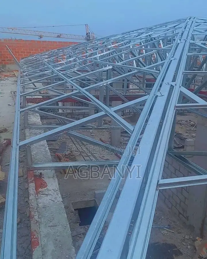 Galvanize Steel Trusses/ Roof Coverage