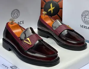 Versace Quality Luxury Men Genuine Leather Corporate Shoe
