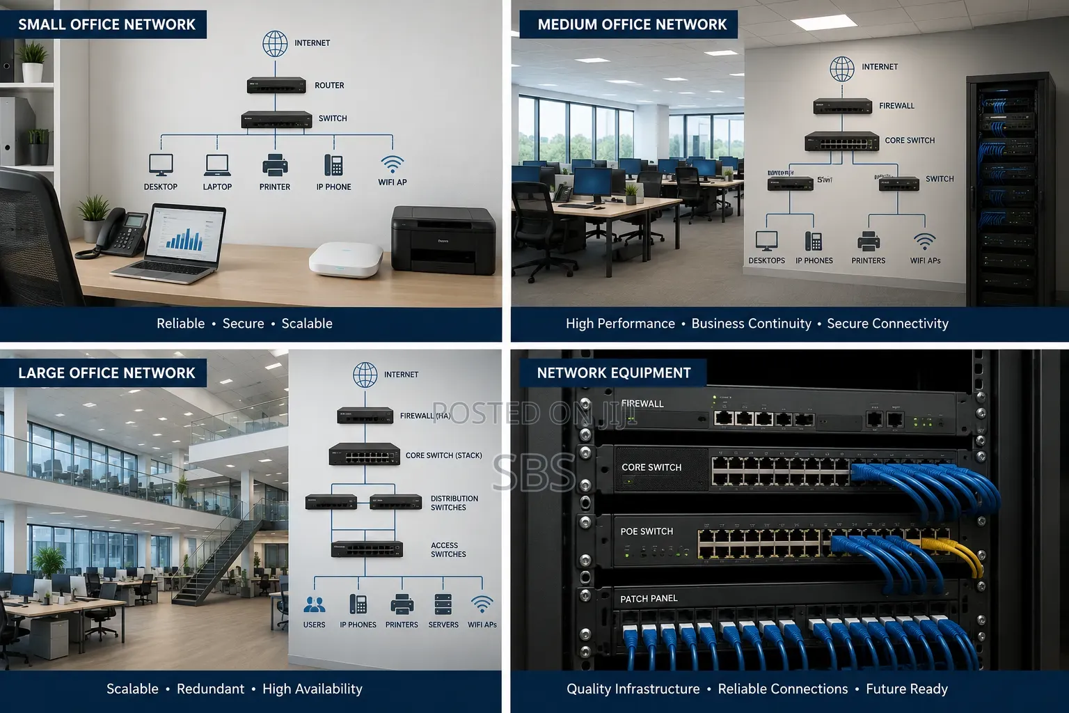 Professional Network Installation (Wired / Wireless)