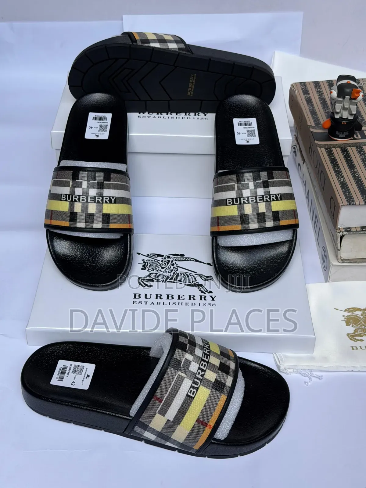 Quality Original Burberry Unisex Slide