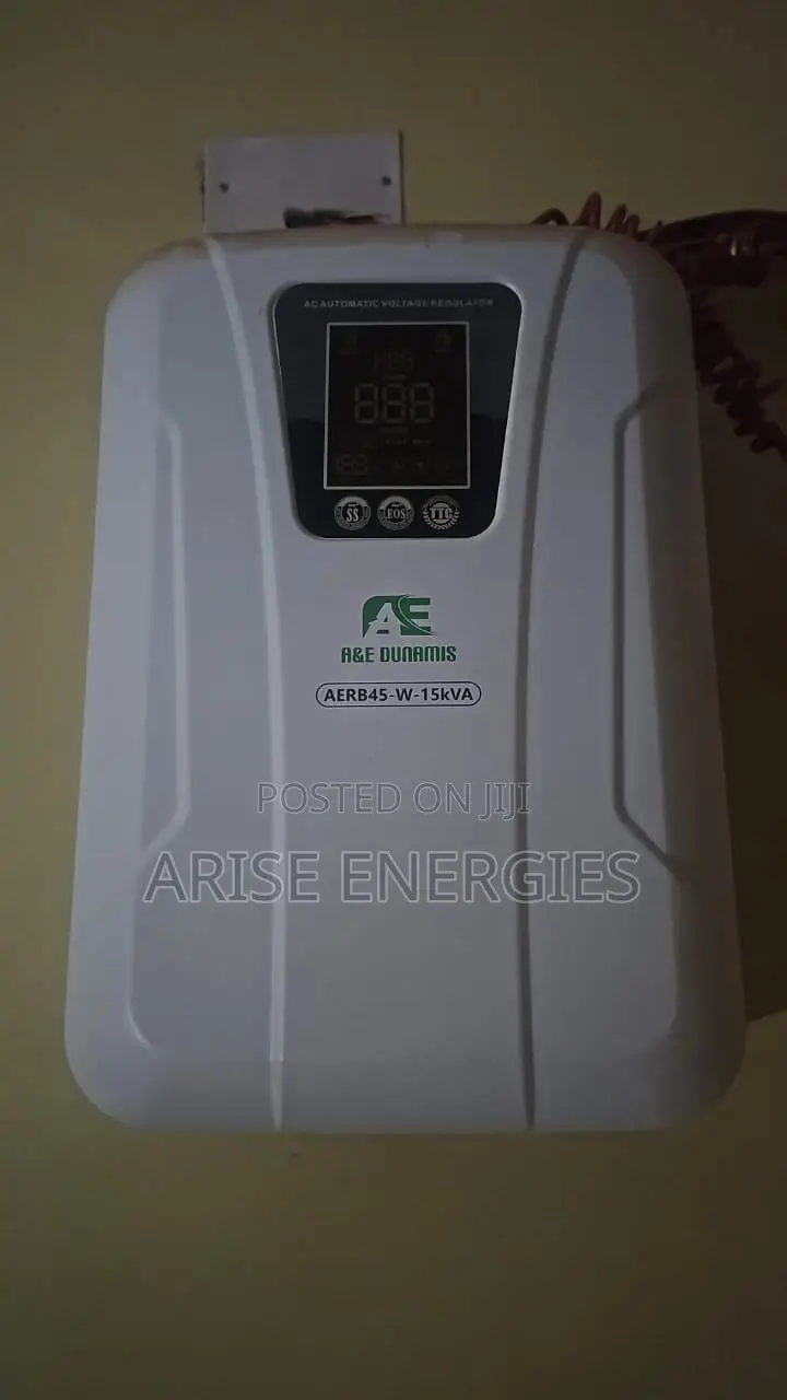 A E Dunamis 15kva Relay Voltage Stabilizer Wall-mount (45v-260v)