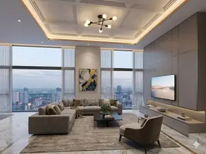 Modern Sputnik Ceiling Light - 6 Globe Led Chandelier For Living Room