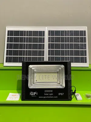 Gp 2000 Watt Solar Light With Separate Panel