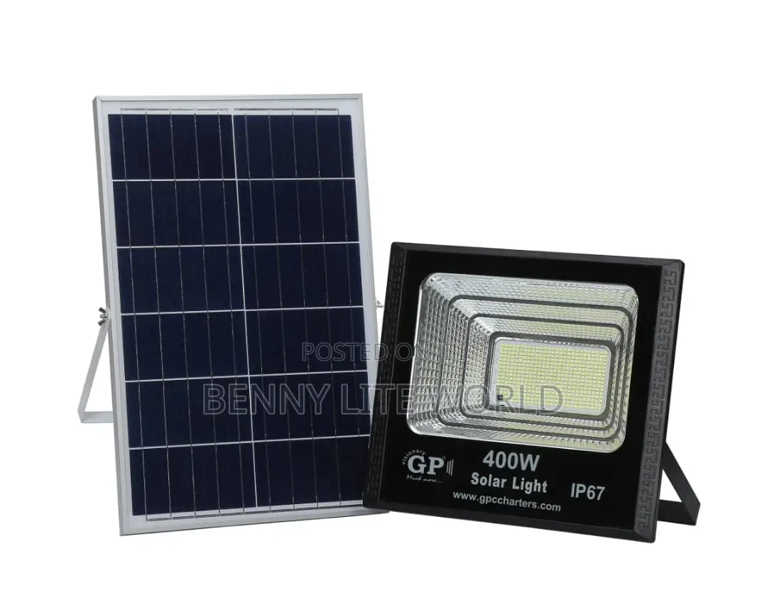 Gp 2000 Watt Solar Light With Separate Panel