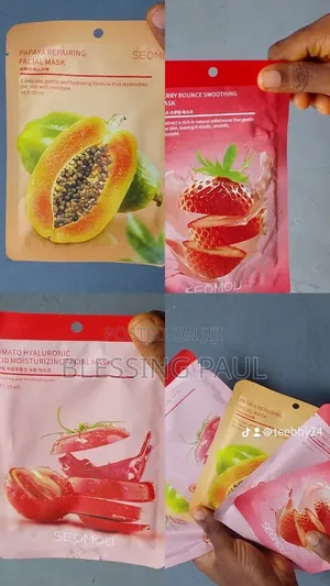 Repairing,  Smoothing,  Moisturizing Facial Mask.