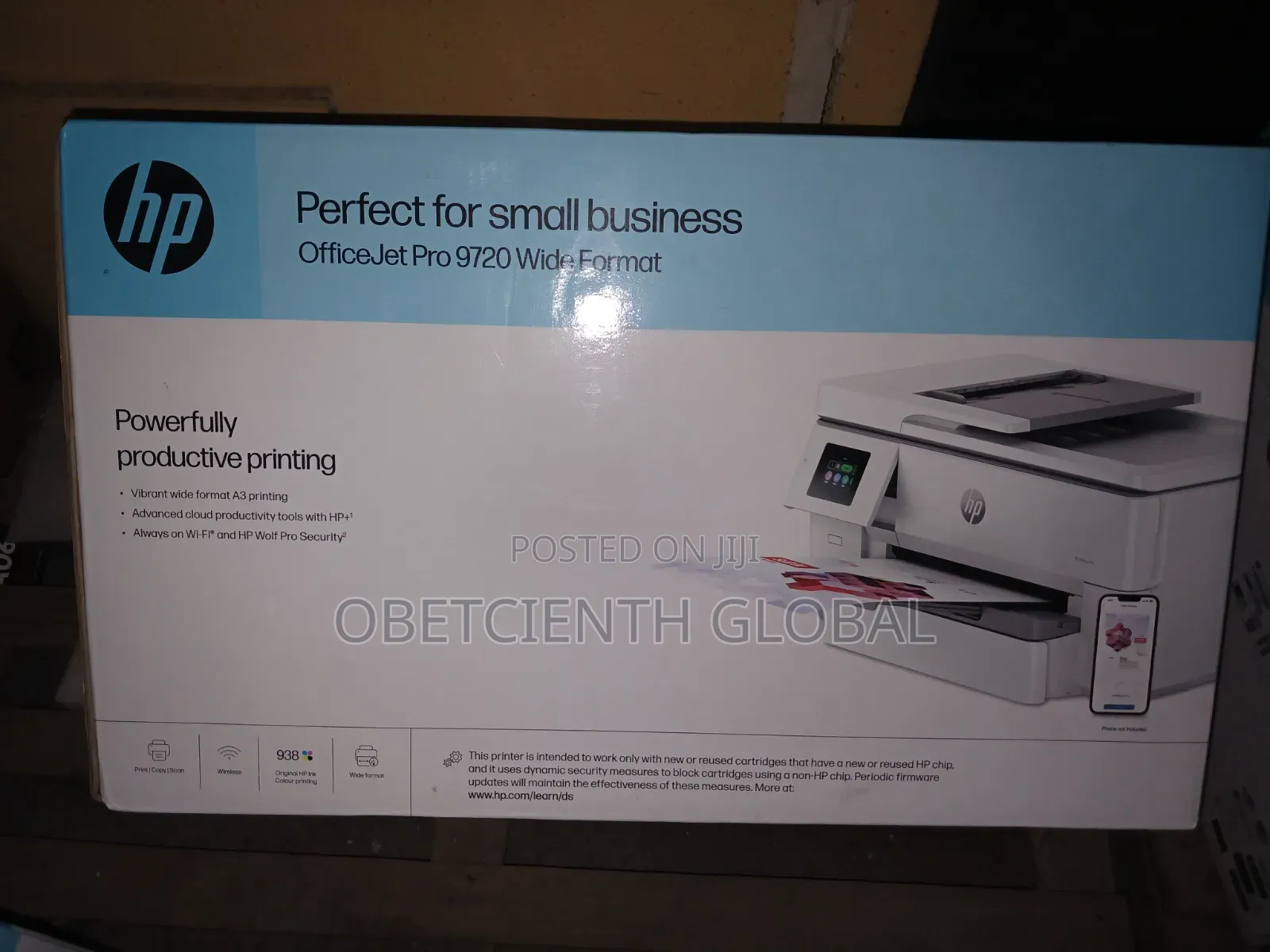 Hp Officejet Pro 9720 Wide Format Printer