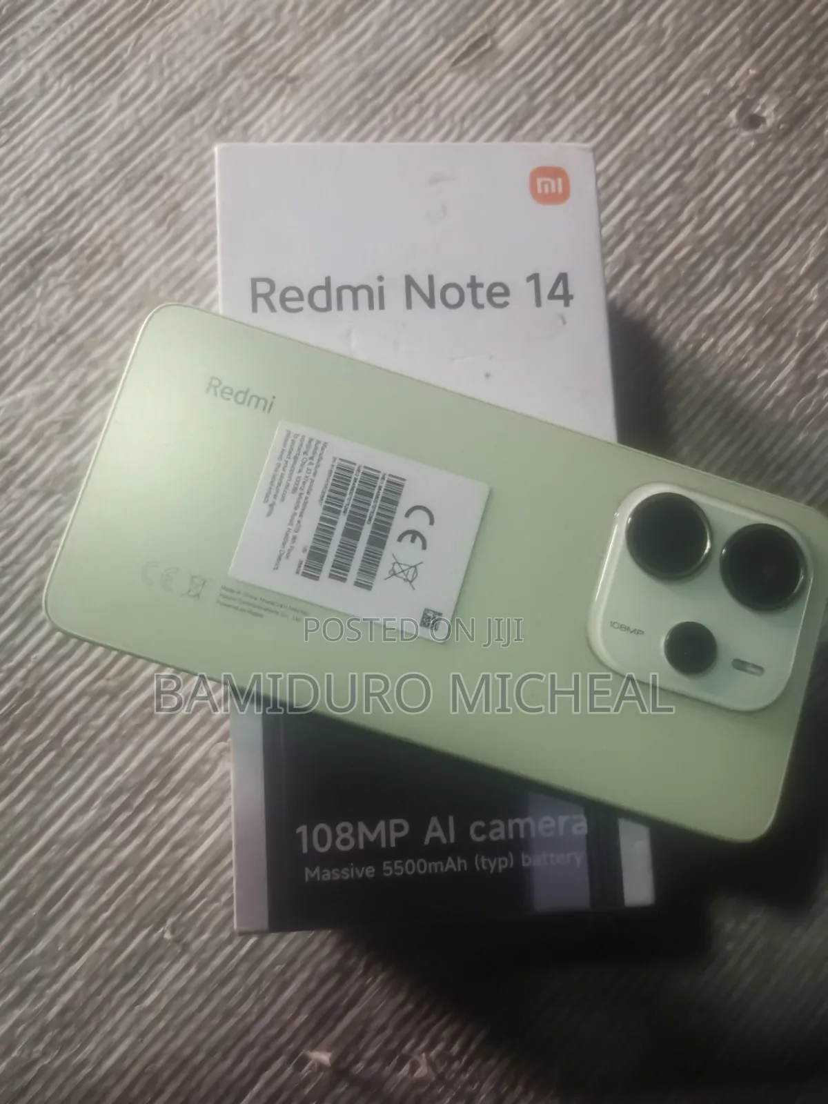 Xiaomi Redmi Note 14 4G 256 GB Green