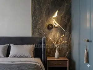 Modern Bird Wall Lamp - Luxury Led Sconce for Bedroom/Living Room
