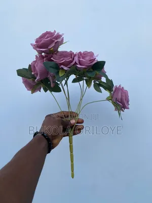 Artificial Purple Rose Flower