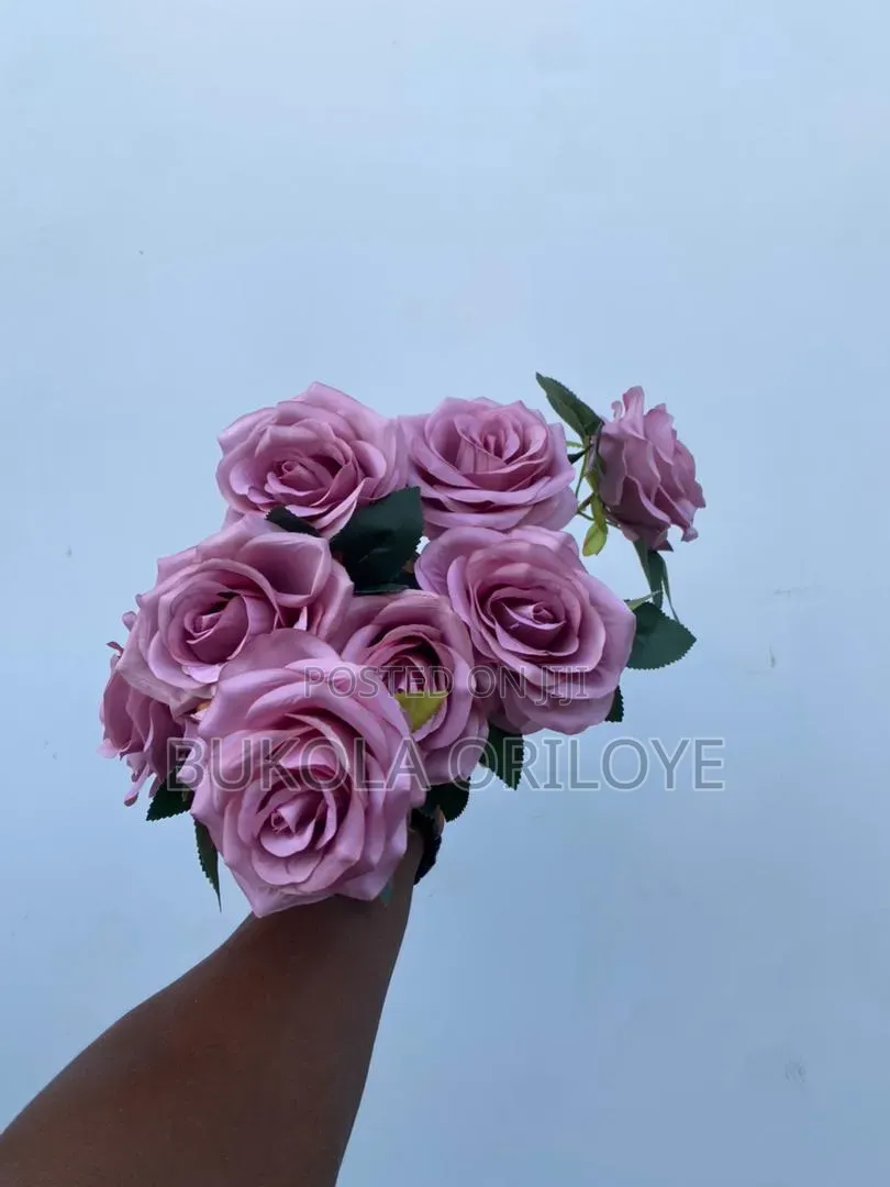 Artificial Purple Rose Flower