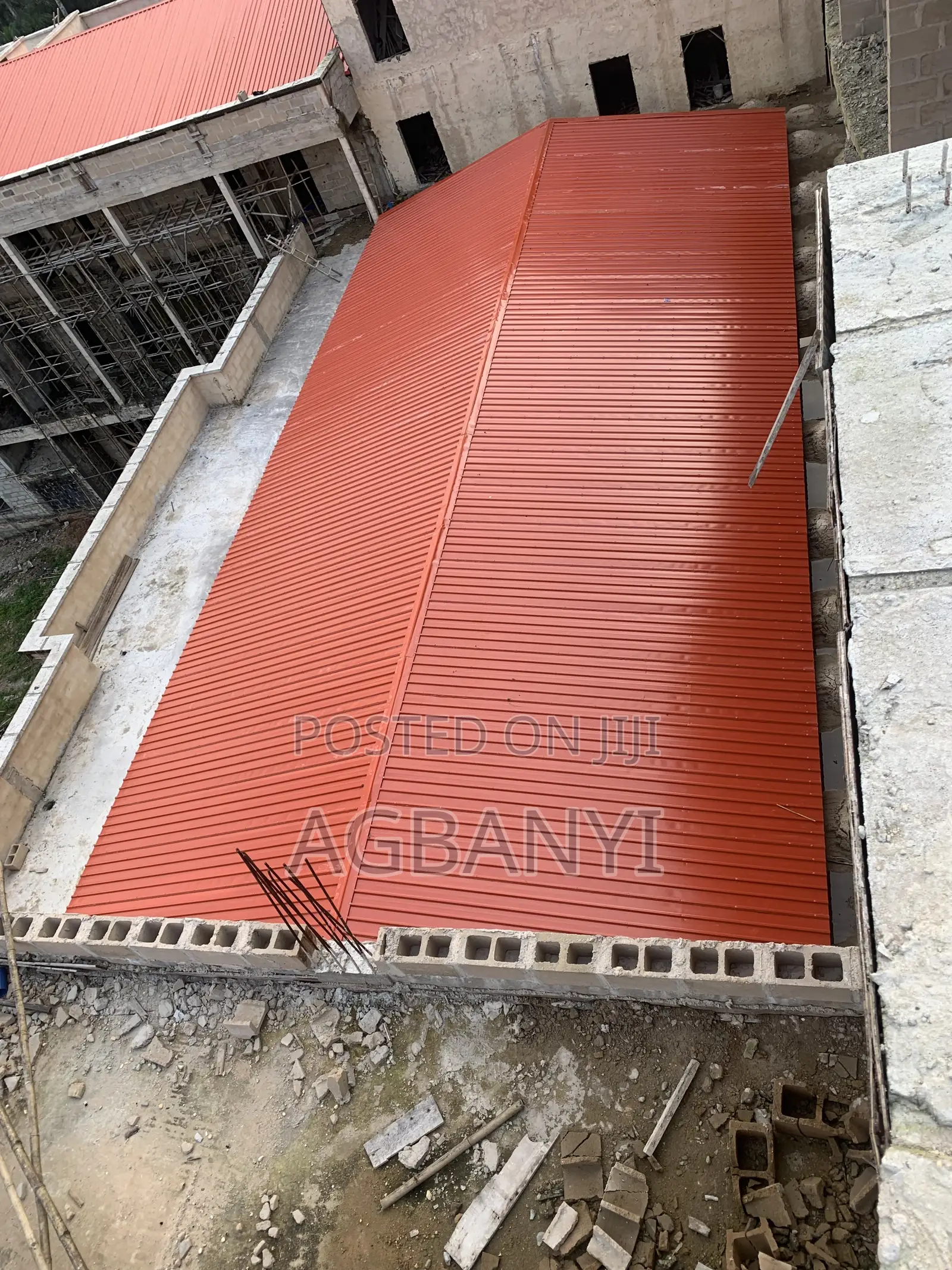 Galvanize Steel Trusses/ Roof Coverage