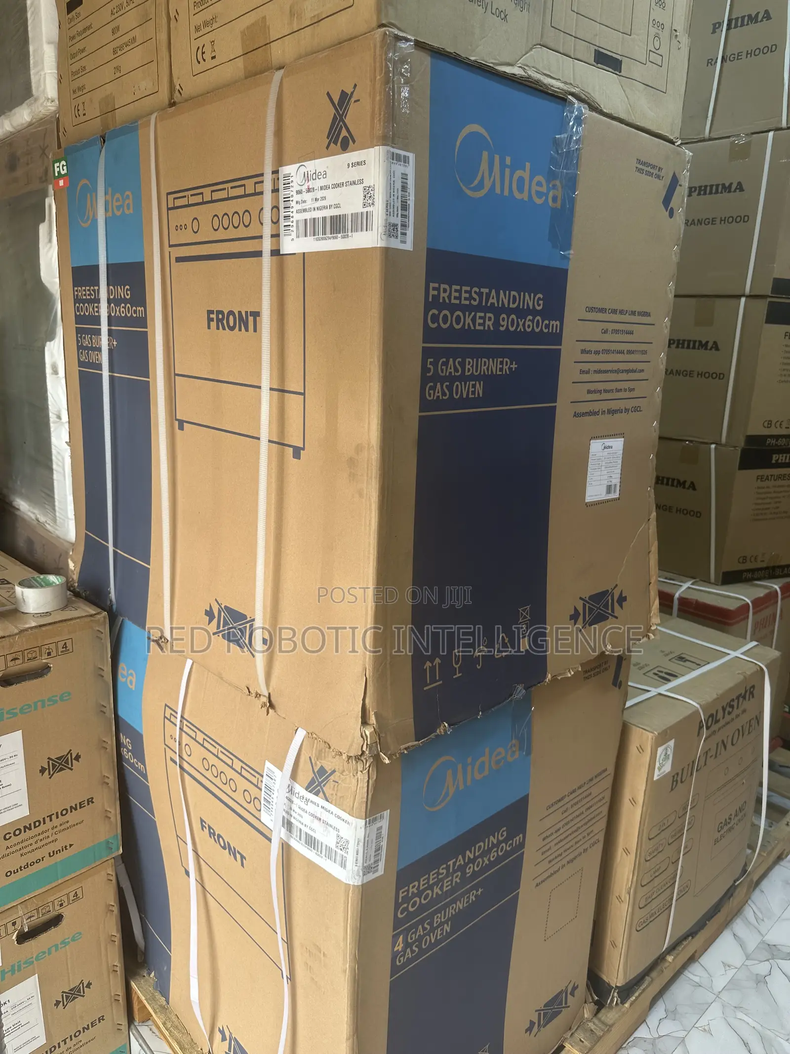 Midea Free Standing Cooker 90 X 60 Cm