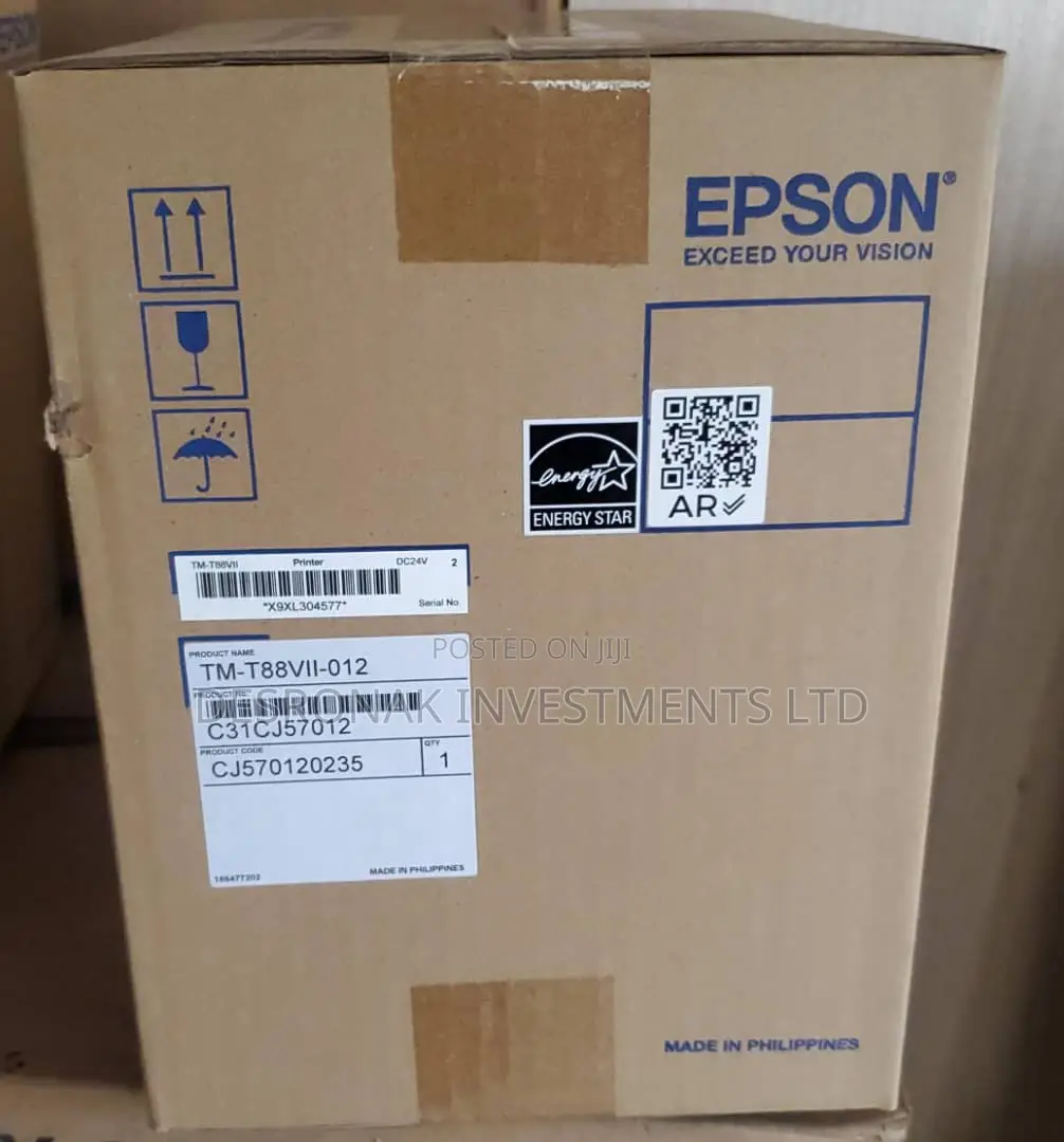 Epson Tm-t88v11-012, Usb, Eth, Serial Printer