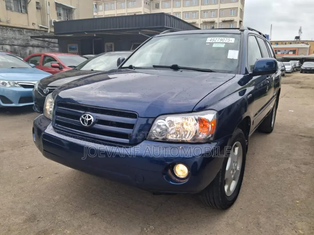 Toyota Highlander 2007 Blue