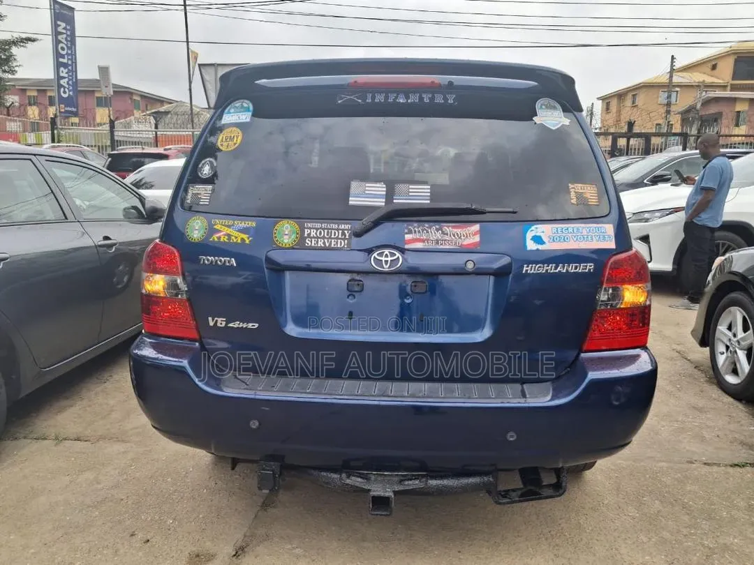 Toyota Highlander 2007 Blue
