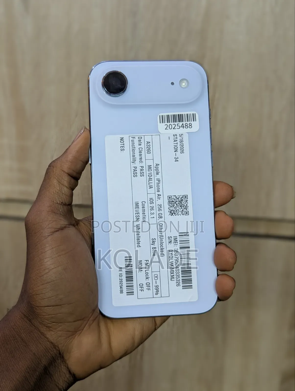 Apple iPhone Air 256 GB Silver