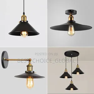 Vintage Dropping Pendant and Wall Light