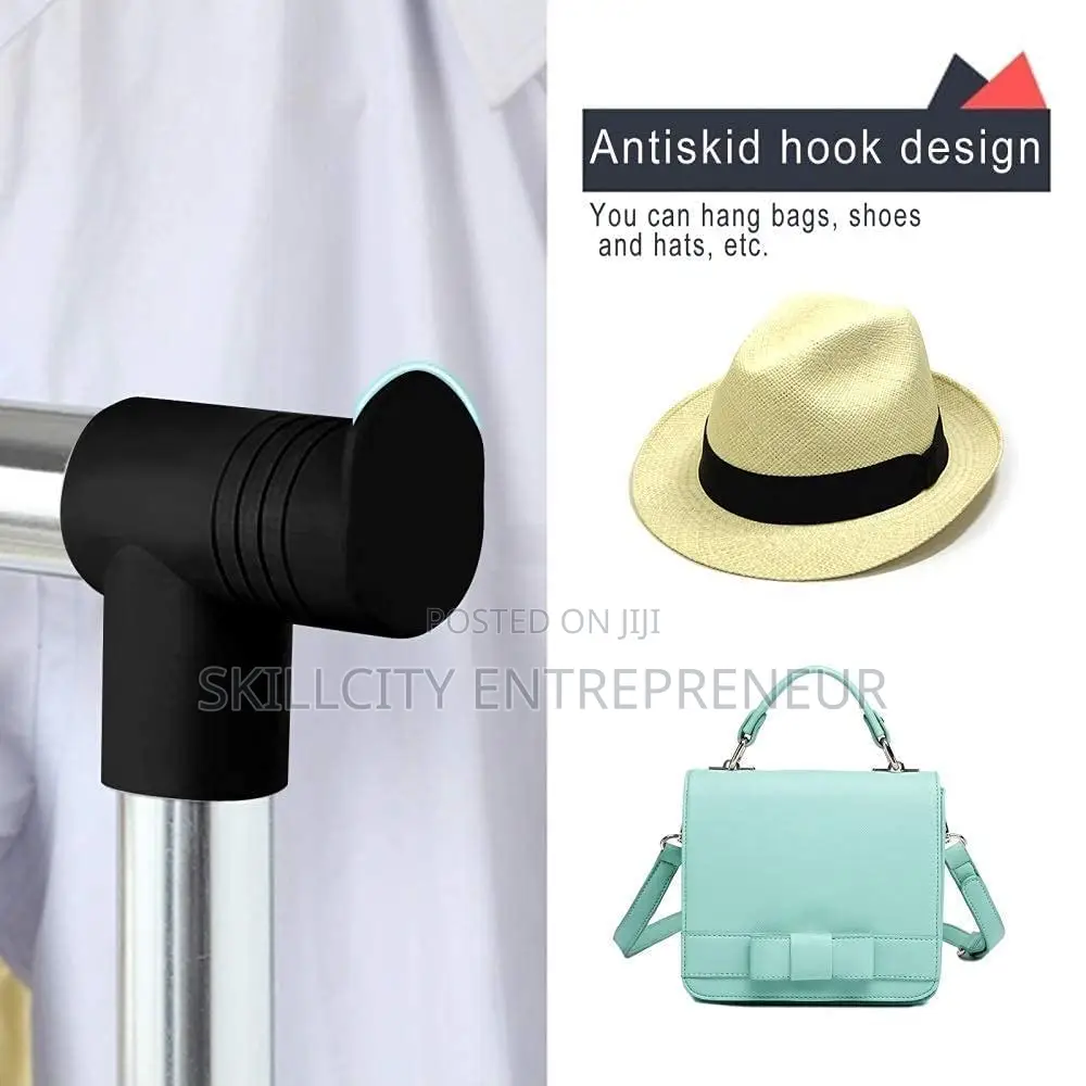 Double-Pole Clothes Rack