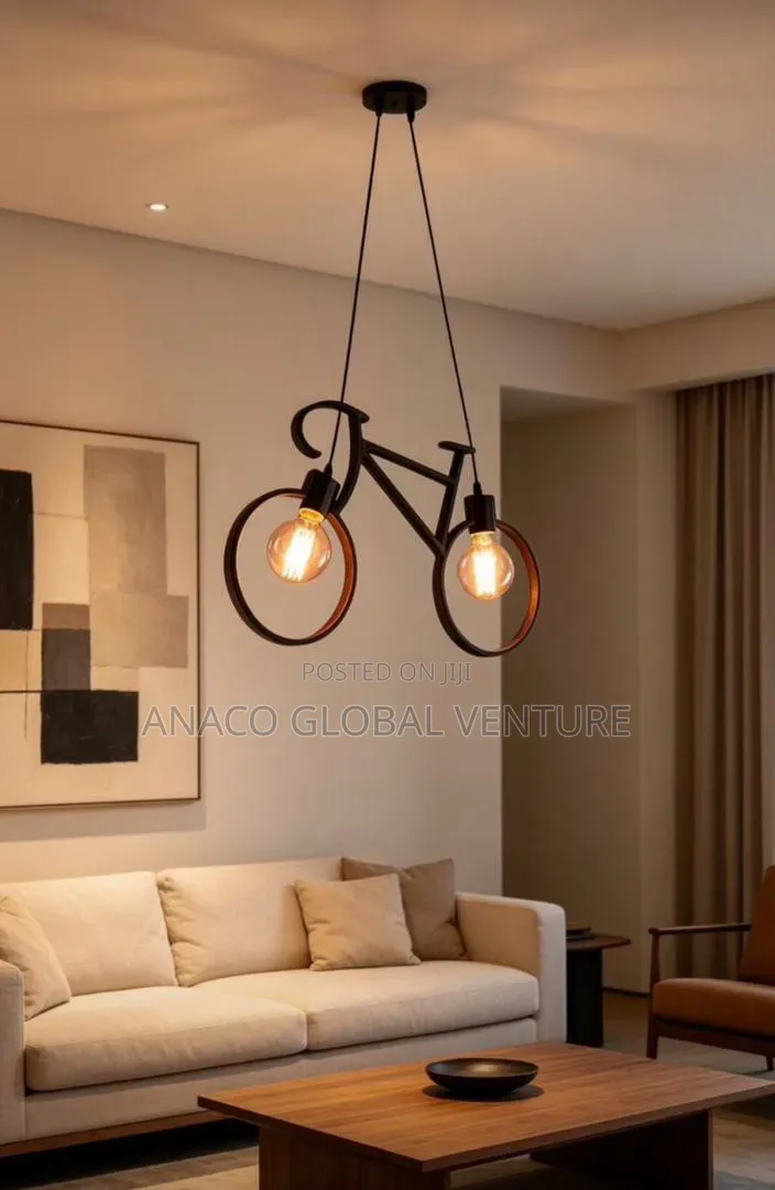 Bicycle  Pendant Light With Bulb