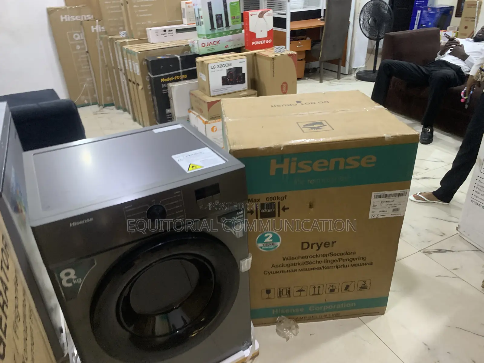 Hisense 8kg Dryer With Sensor Technology
