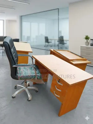 Office Table and Ergonomic Chair