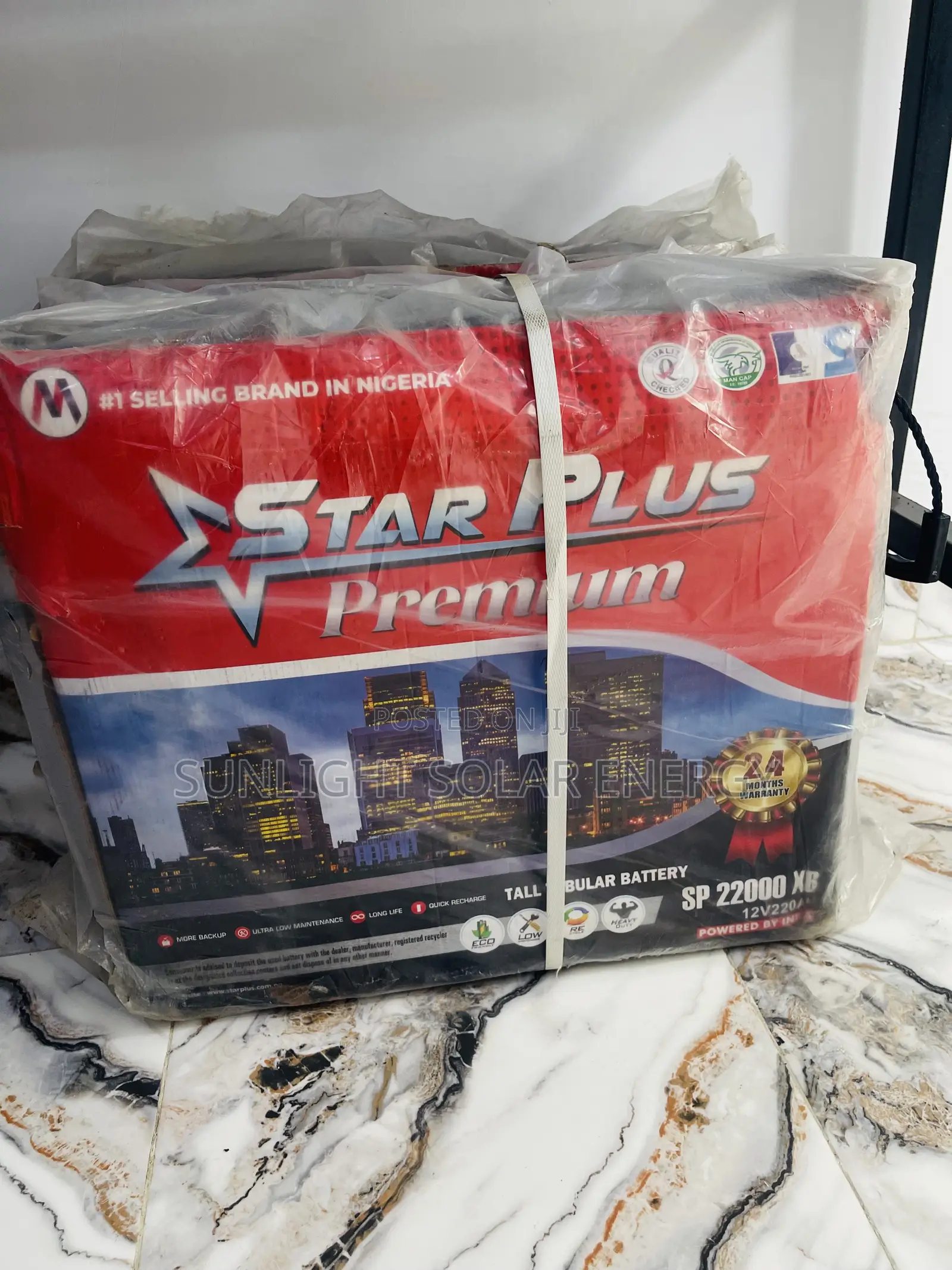 220ah 12v Star Plus Tubular Battery