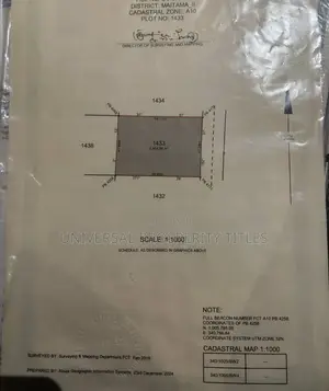 2400sqm for Sale With Cofo in Maitama 2, Abuja