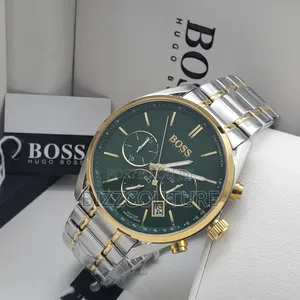 Original Hugo Boss Two-Tone Stainless Steel Chain Available in Store