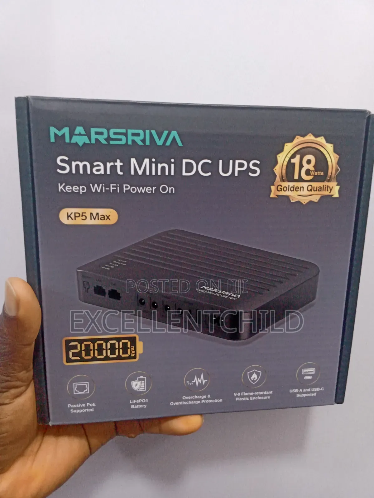 20,000mah Marsriva(Kp5max) Smart Mini Dac Ups
