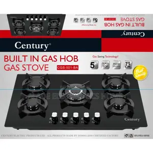 Century 5” Burners Inbuilt Kitchen Gas Stove. 10yrs Waranty