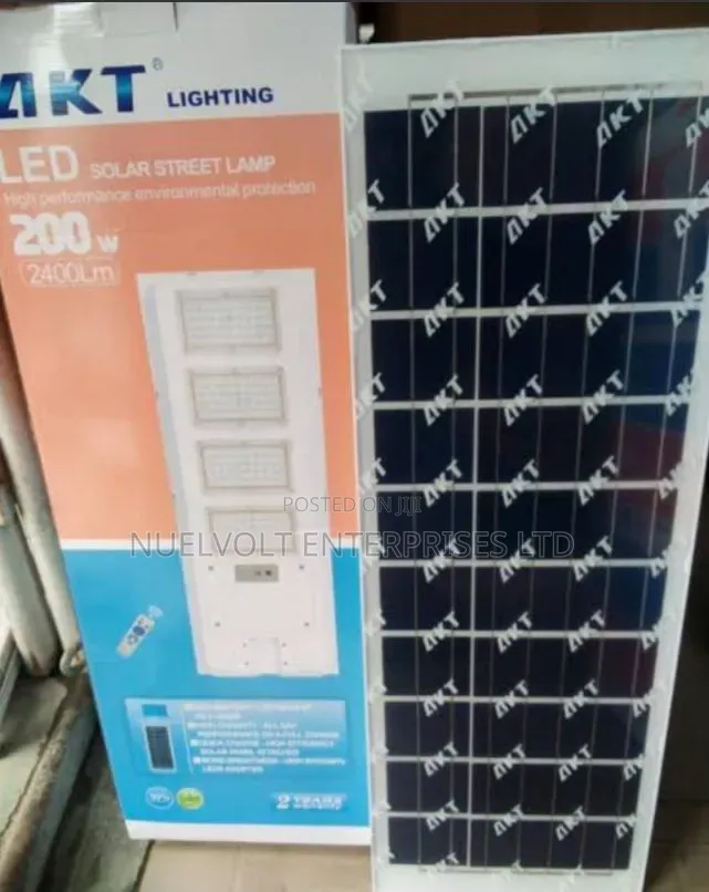 200w Floodlight With Solar Panel