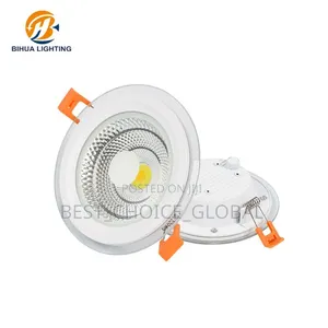 Quality Cob Glass Recessed Light 3color Display