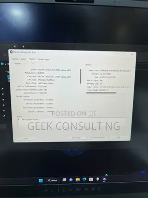 Laptop Alienware M16 R1 16GB Intel Core Ultra 7 SSD 1T
