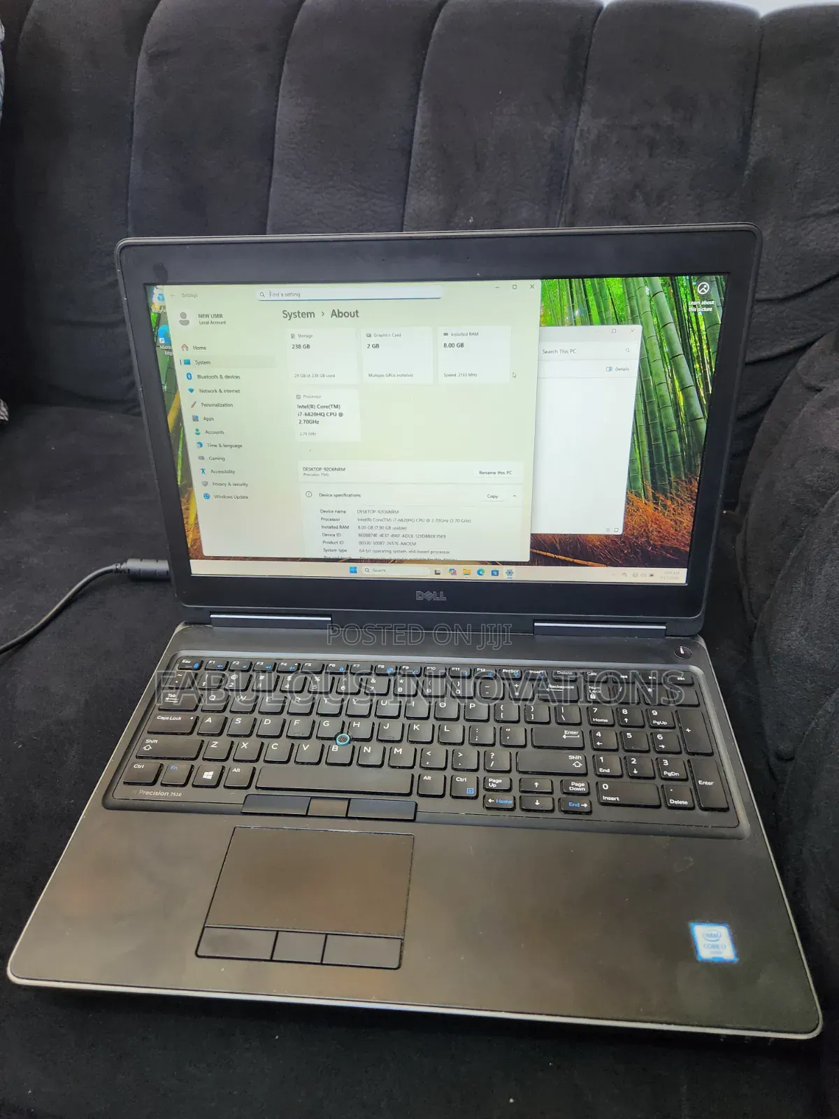 Laptop Dell Precision 7510 8GB Intel Core i7 SSD 256GB