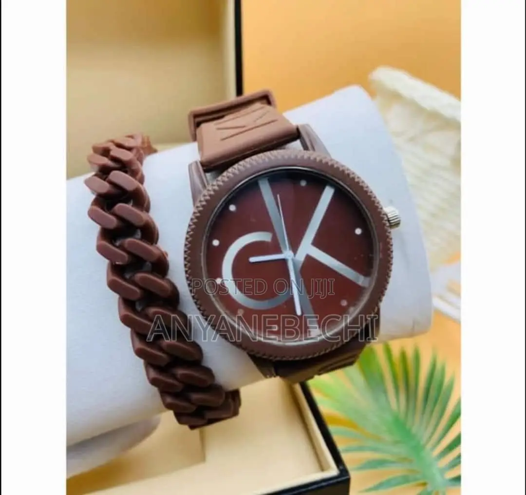 Ck Watch With Hand Chain