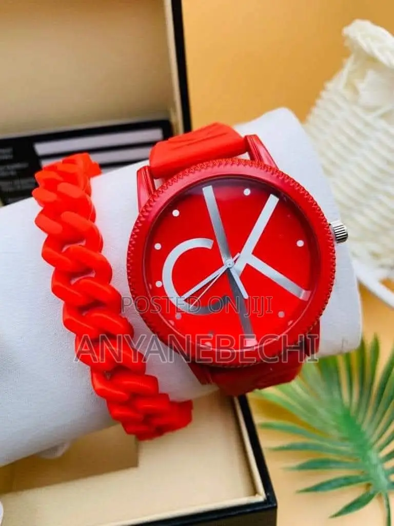 Ck Watch With Hand Chain