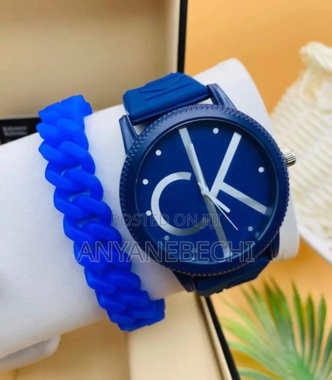 Ck Watch With Hand Chain