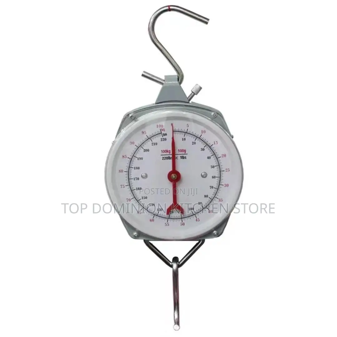 100kg Mechanical Hanging Scale With Hooks
