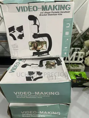 Professional Video Making Stabilizer Kit With Mic Light