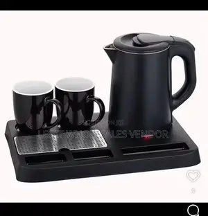Electric Hotel Jug With Cups