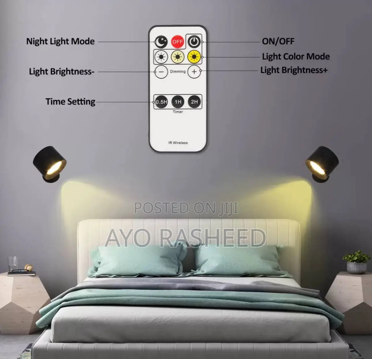 Led Rechargeable Wall Light