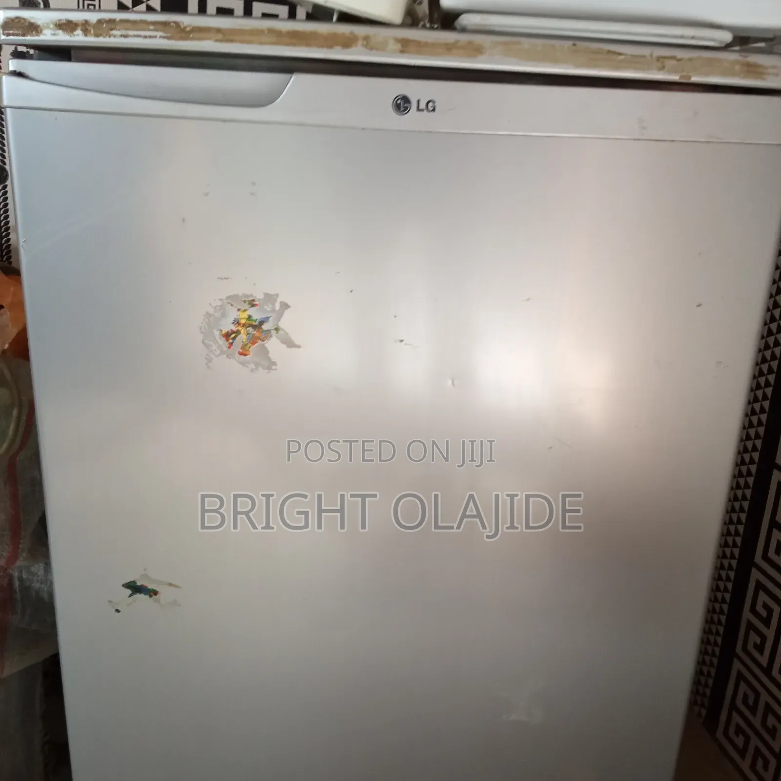 Lg Standing Fridge and Freezer