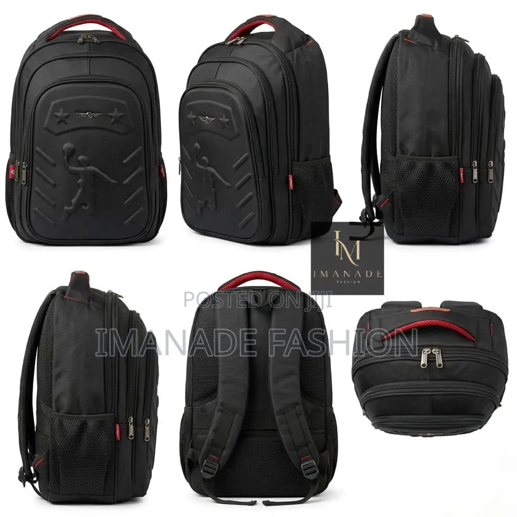 Basketball Edition Large Backpack – Black