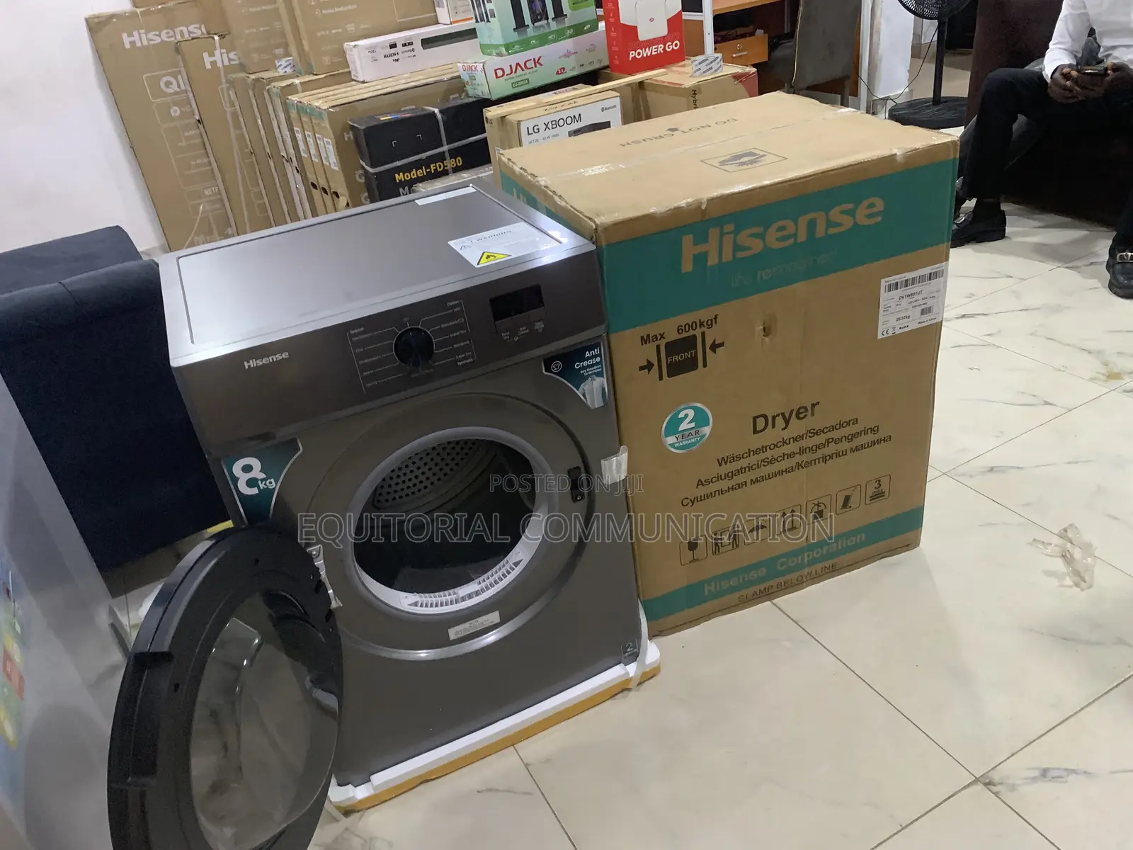 Hisense 8kg Dryer With Multiple Fabric Settings